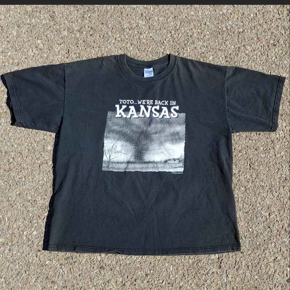 Vtg 1990 Wizard of Oz Toto T-Shirt XL Gildan Ultra Cotton Movie Graphic Y2K